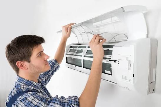 Professional AC cleaning process in Sachse Texas