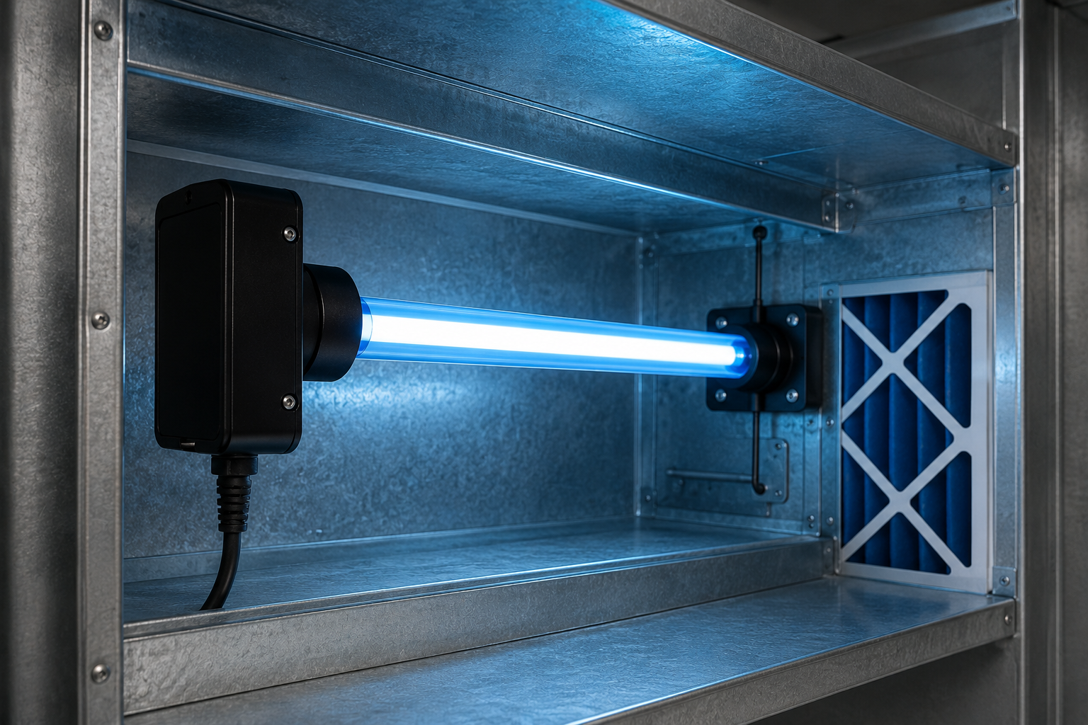 UV Light Installation detail